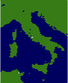 Italy map preview