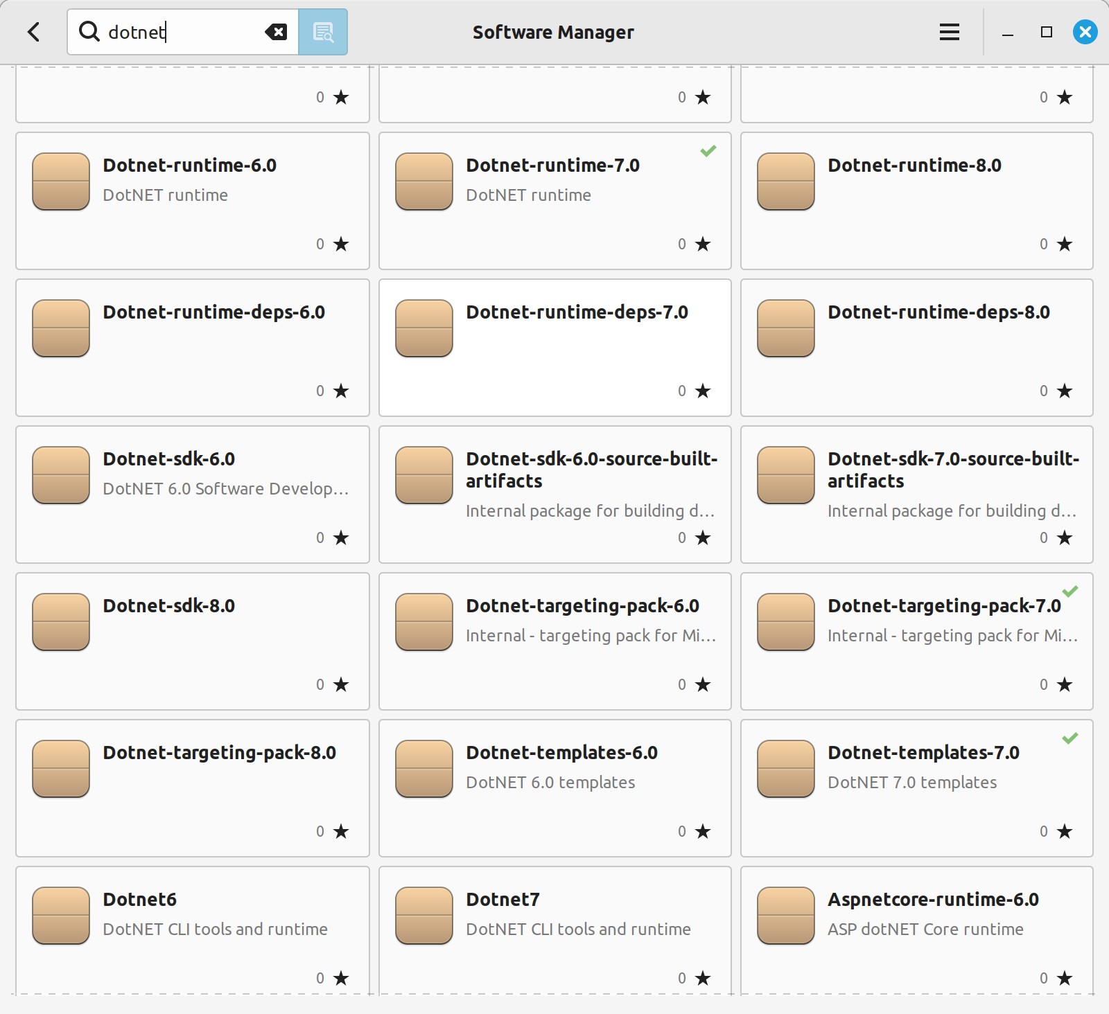 Software Manager and Dotnet-sdk-8.0 - Linux Mint Forums
