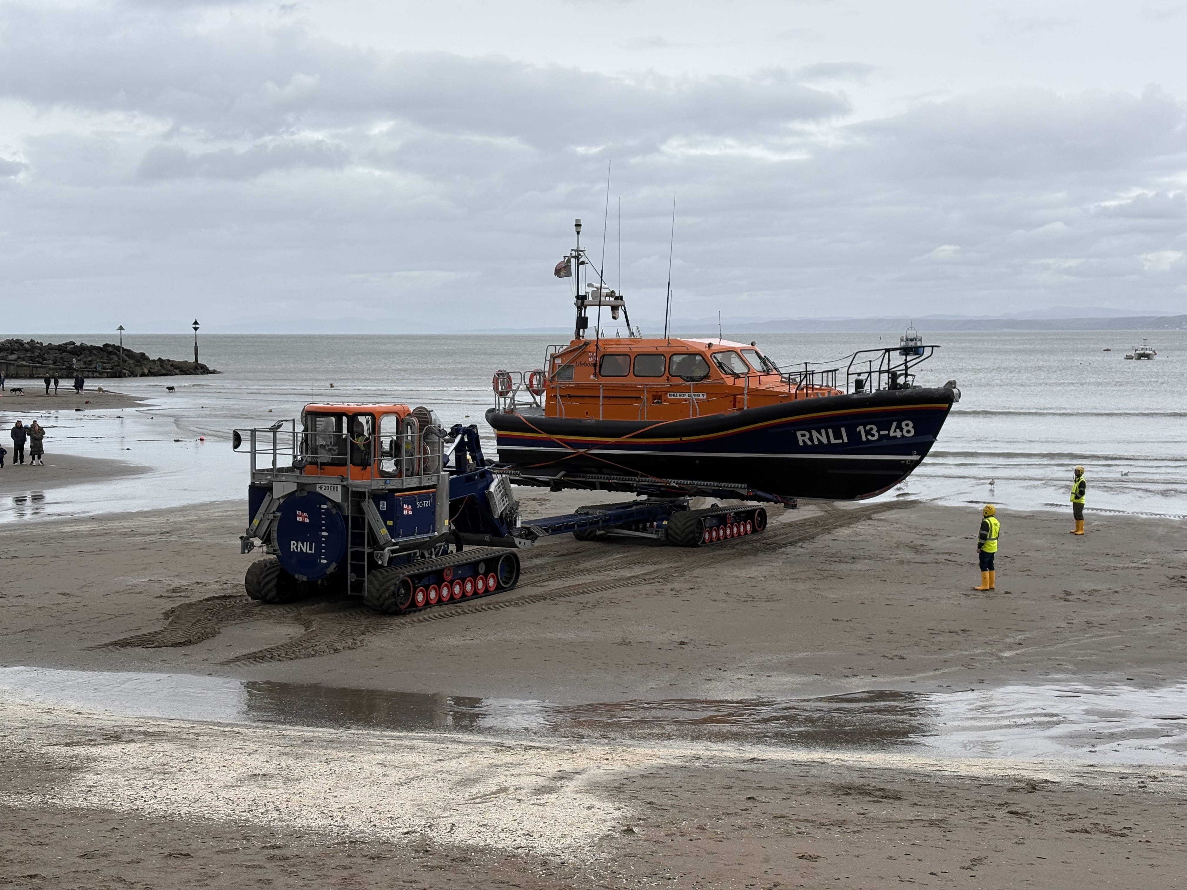 Lifeboat on the Beach