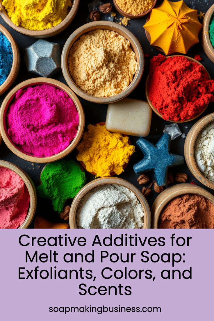 Creative Additives for Melt and Pour Soap: Exfoliants, Colors, and Scents