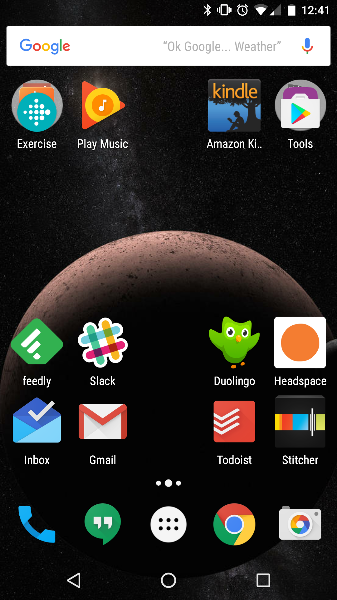 My Homescreen in 2016